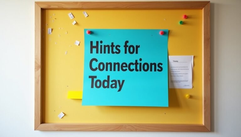 hints for connections today