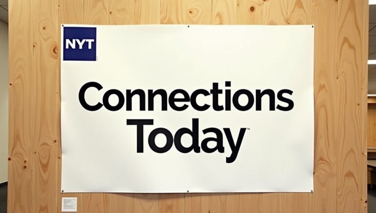 nyt connections today